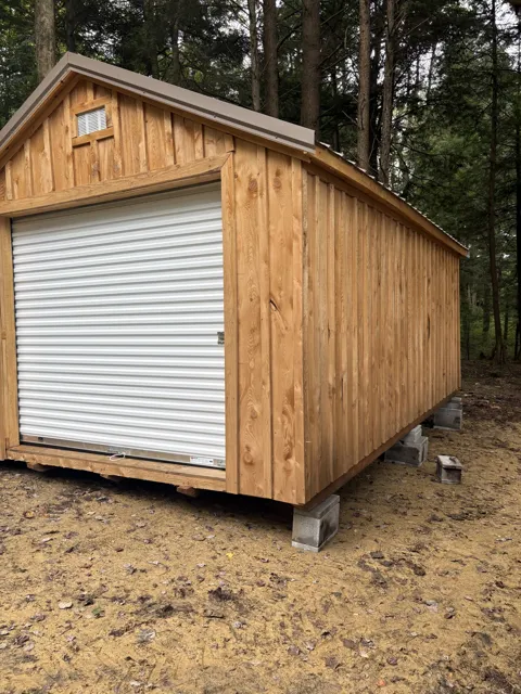 Past shed delivery and placement — photo 12