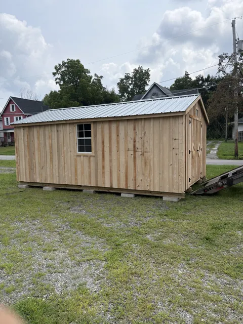 Past shed delivery and placement — photo 18