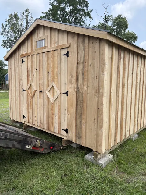 Past shed delivery and placement — photo 20
