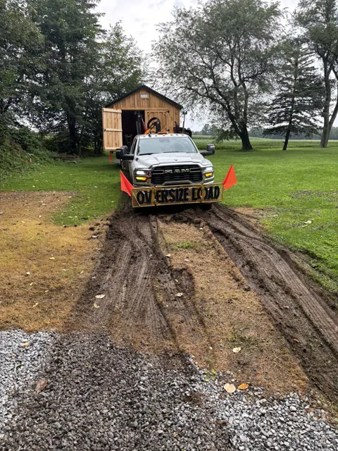 Past shed delivery and placement — photo 23