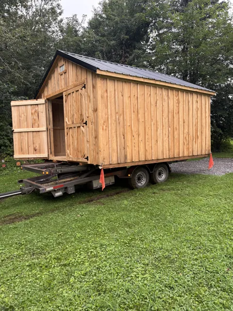 Past shed delivery and placement — photo 24