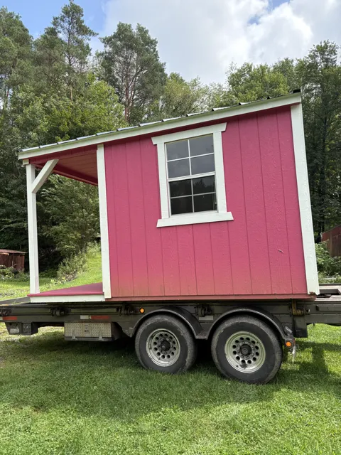 Past shed delivery and placement — photo 28