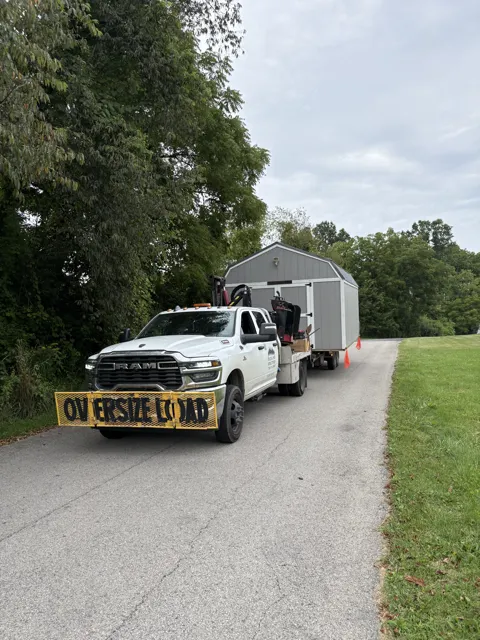 Past shed delivery and placement — photo 30
