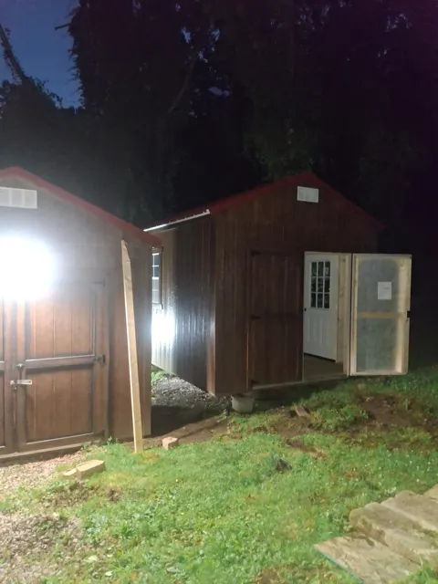 Past shed delivery and placement — photo 7