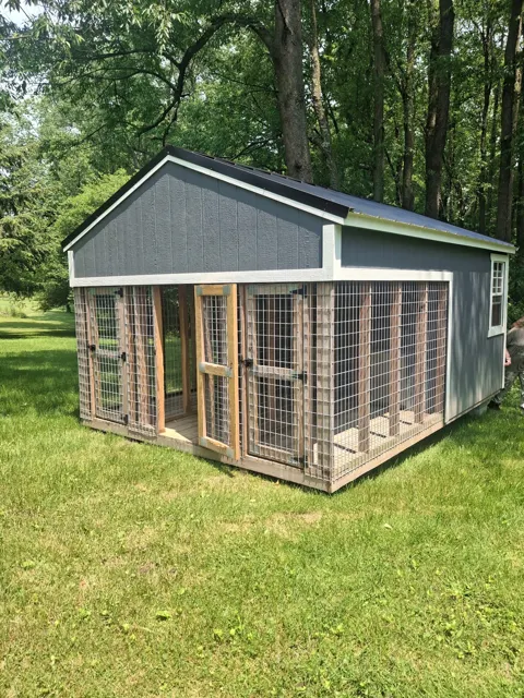 Past shed delivery and placement — photo 68