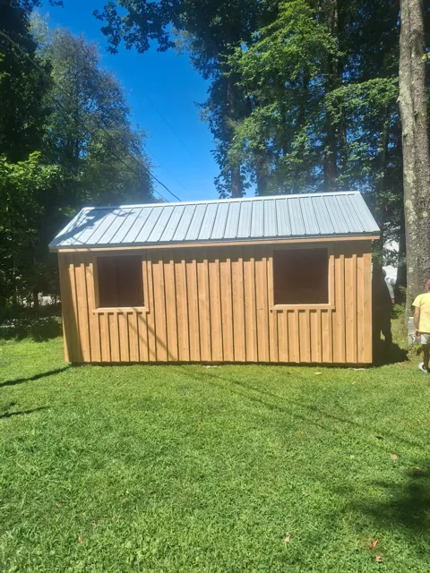 Past shed delivery and placement — photo 74
