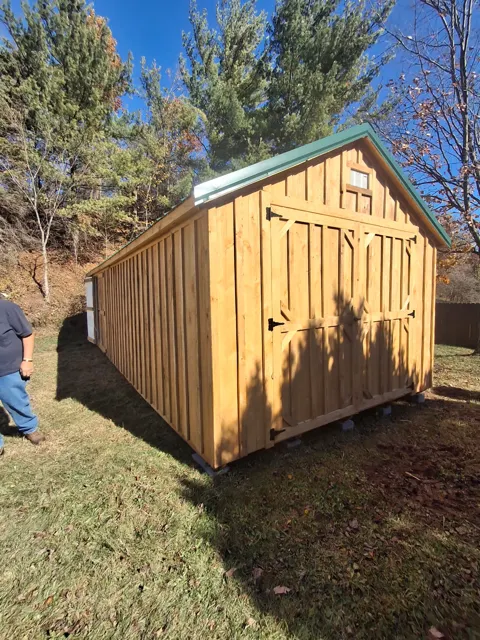 Past shed delivery and placement — photo 8